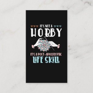 Crochet Hobby Crafting Yarn Lover Business Card