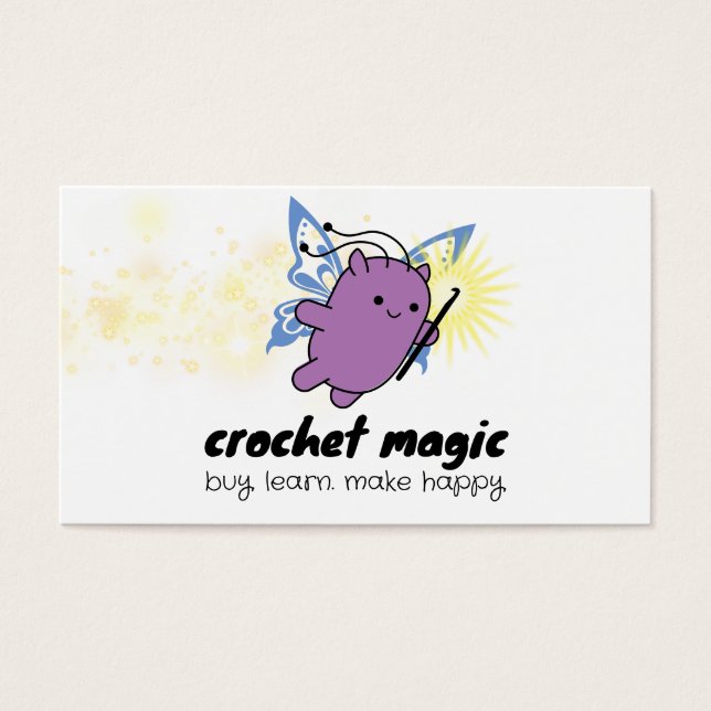 Crochet hook fairy cute animal elf yarn crafts (Front)