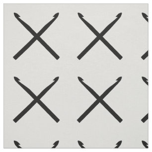 Crochet Hooks Crafts Cross Black Fabric