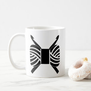 Crochet Hooks & Yarn Coffee Mug