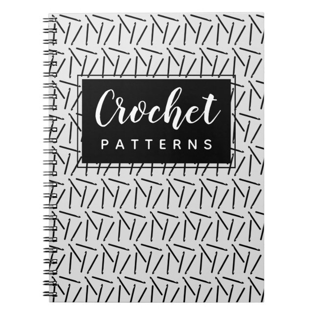 Crochet Hooks Yarn & Crafts Pattern Organizing Not Notebook (Front)
