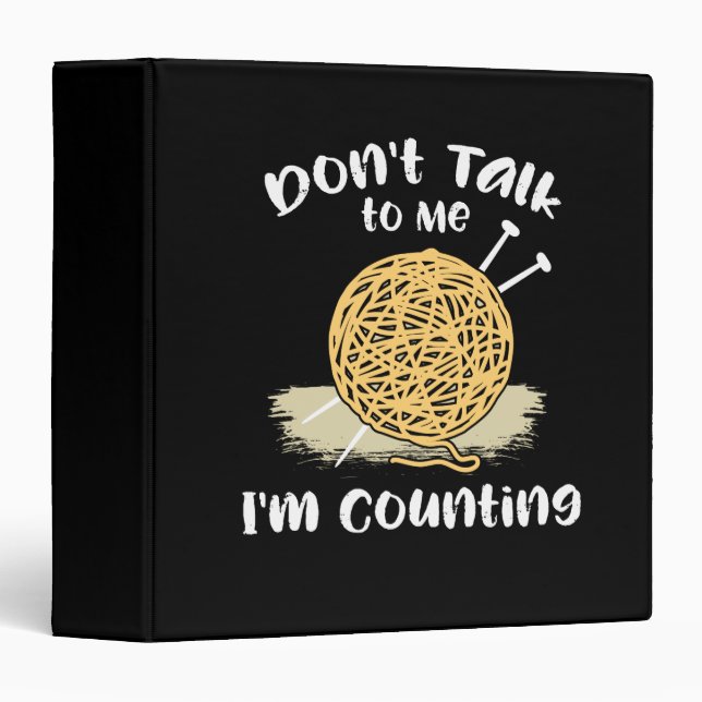 Crochet - I'm Counting Binder (Front/Spine)