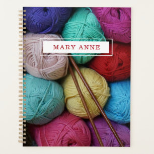 Crochet Knit Yarn Personalized Planner