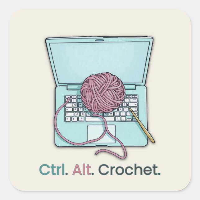 Crochet Label Stickers (Front)