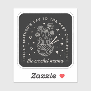 Crochet mom mothers day the best knitting lovers