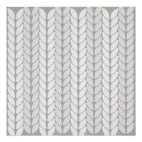 Crochet Motif Beige Neutre brillant Poster