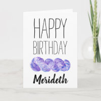 Crochet or Knitting Personalized Birthday