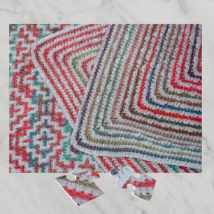 Crochet Patterns Colourful Jigsaw Puzzle