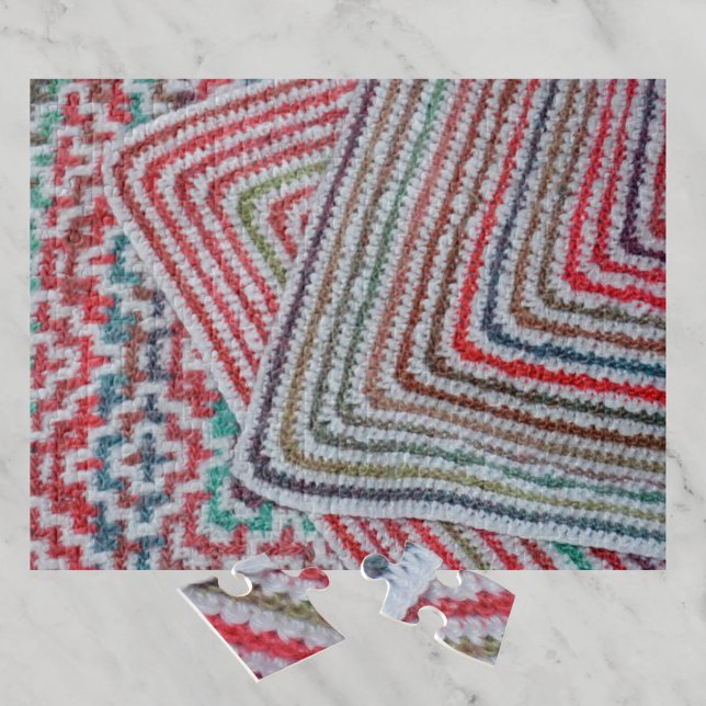 Crochet Patterns Colourful Jigsaw Puzzle (Creator Uploaded)