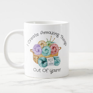 Crochet Personalized Giant Coffee Mug