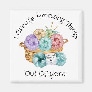 Crochet Personalized Magnet