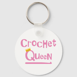 Crochet Queen Keychain