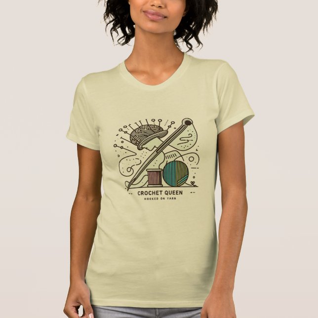 crochet queen T-Shirt (Front)