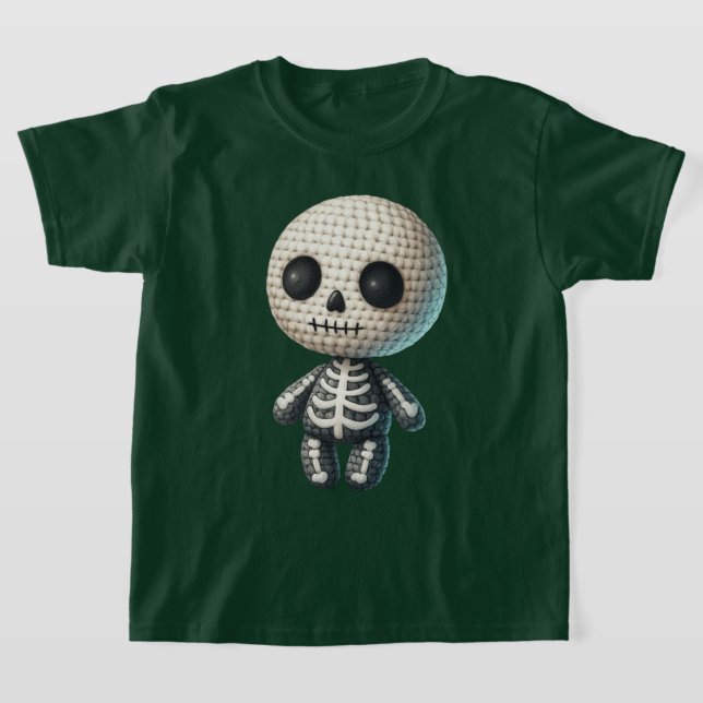 Crochet Skeleton T-Shirt (Laydown)