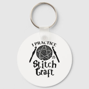Crochet Stitch Craft Keychain