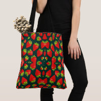 Crochet Strawberry Watercolor Pattern Elegance
