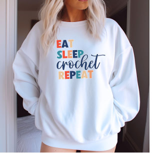 Crochet Sweatshirt Gift for Crocheter