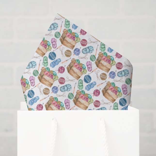 Crochet Tissue Paper (Gift Bag)