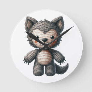 Crochet Werewolf Round Clock