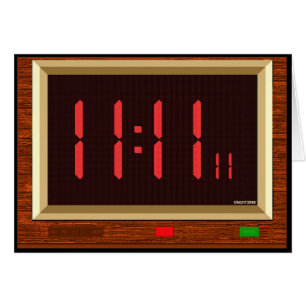 Crochet Ya d'horloge de 11h11 "plus tard ! "