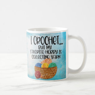 Crochet Yarn Design Coffee Mug Cup