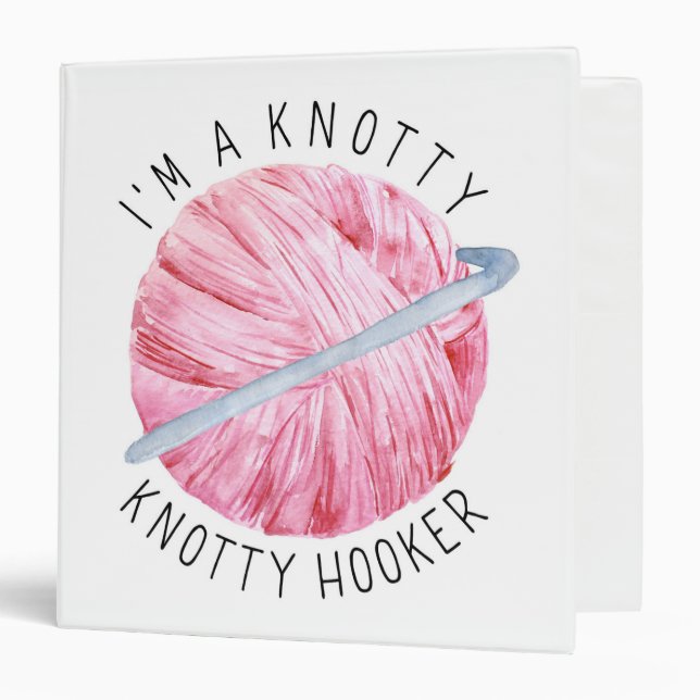 Crochet Yarn Joke Binder (Front/Inside)