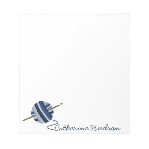 Crochet Yarn Personalized Notepad