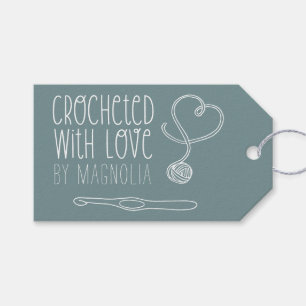Crocheted with Love Handmade Gift Tags