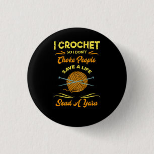 Crocheting 1 Inch Round Button