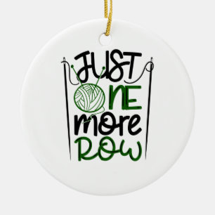 Crocheting Ceramic Ornament