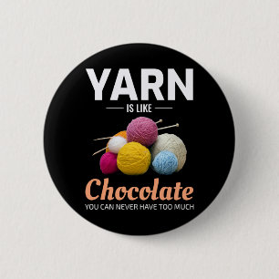 Crocheting Crochet Chocolate Knitting Crochet 2 Inch Round Button