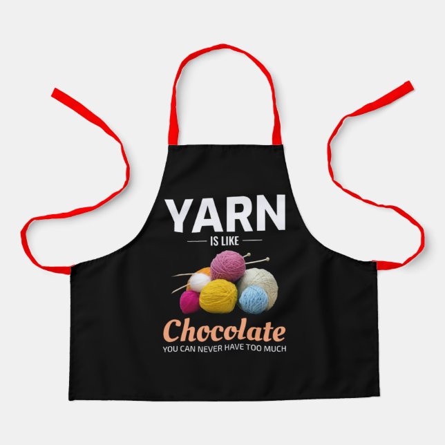 Crocheting Crochet Chocolate Knitting Crochet Apron (Front)