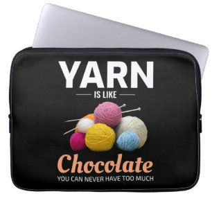 Crocheting Crochet Chocolate Knitting Crochet Laptop Sleeve