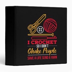 Crocheting Crocheter Gift Binder
