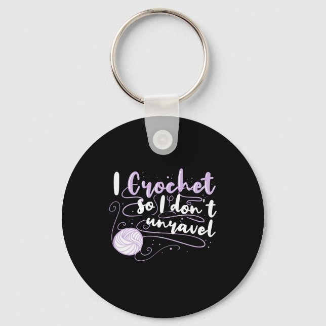 Crocheting Gifts Keychain (Front)