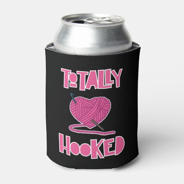 Crocheting Knitting Gifts Can Cooler (Can Front)
