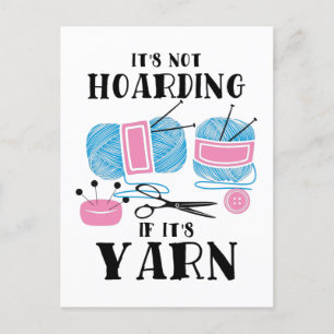 Crocheting Knitting Gifts Postcard