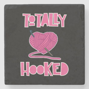 Crocheting Knitting Gifts Stone Coaster