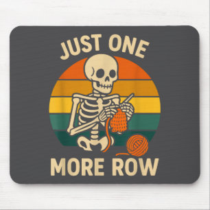 Crocheting More Crochet Just Skeleton Lover Knitti Mouse Pad