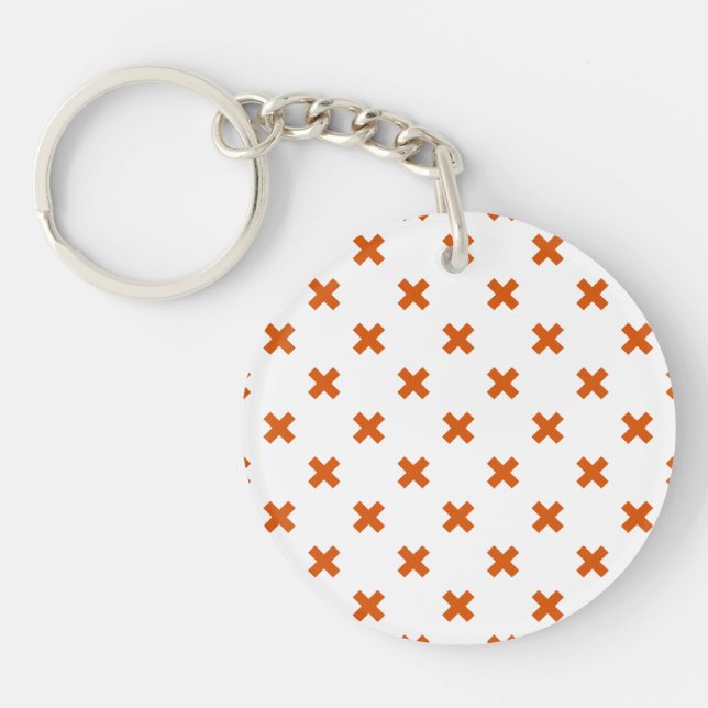 Crochets orange sur blanc (Devant)