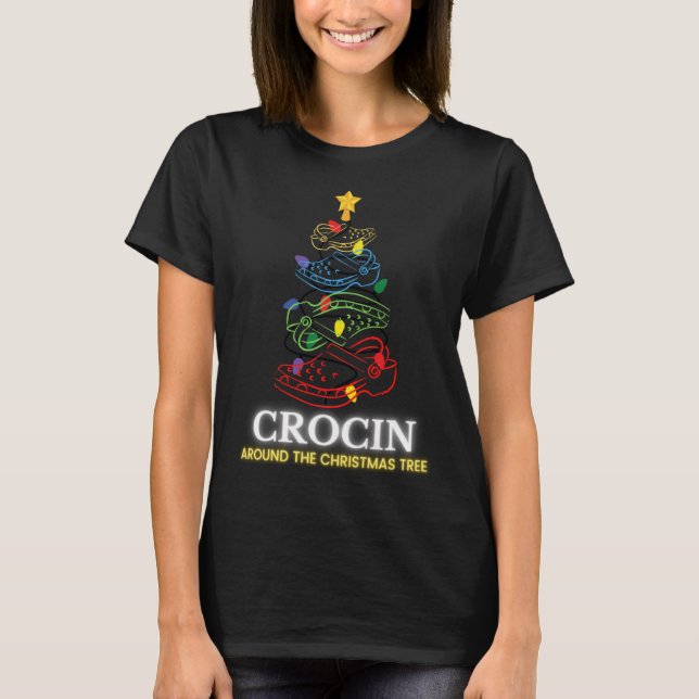 CROCIN around the Christmas tree  Matching Family T-Shirt (Front)