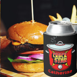 Crock Star Crock Pot Personalized Can Cooler