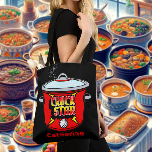 Crock Star Crock Pot Personalized Tote Bag