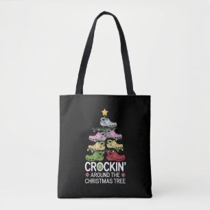 Crockin' Around The Christmas Tree Tote Bag