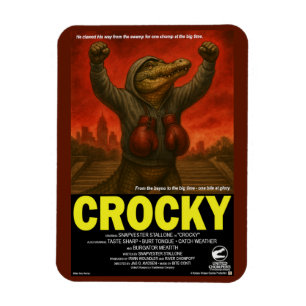 Crocky Classic Movie Parody Magnet