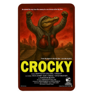 Crocky Classic Movie Parody Magnet