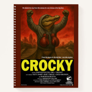 Crocky Classic Movie Parody Notebook
