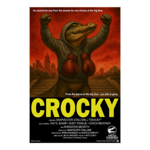 Crocky Classic Movie Parody Poster