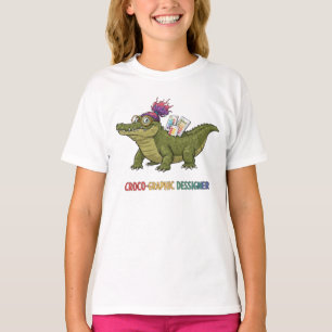 "Croco-Graphic Designer: Art in Style T-Shirt