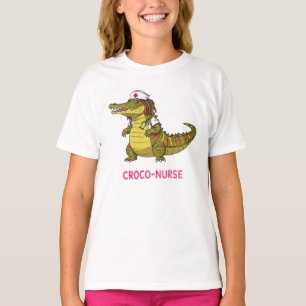 Croco-Nurse: Caring with Charm T-Shirt